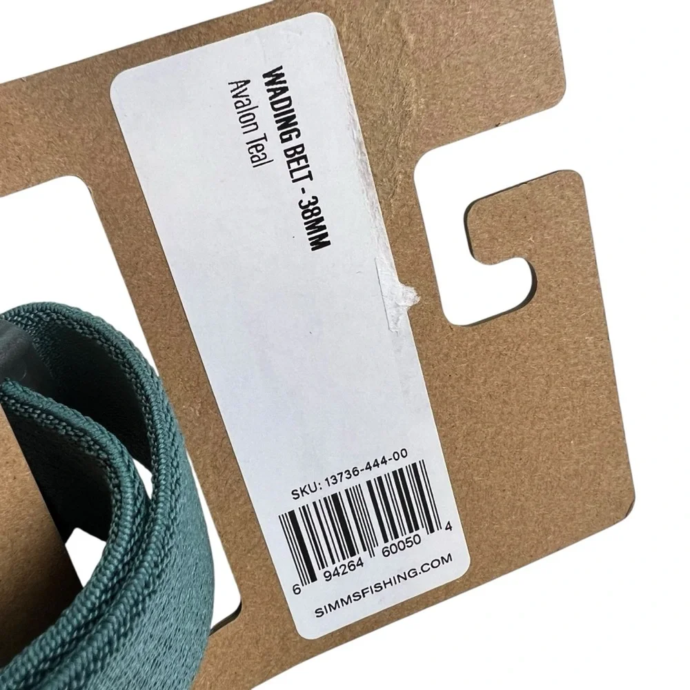 Simms 38mm Fishing Wading Teal Belt - Picture 6 of 11